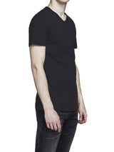 Jack & Jones Men's T-shirt, 2-Pack - JACBASIC V-NECK TEE, Short Sleeve, Solid color, Cotton
