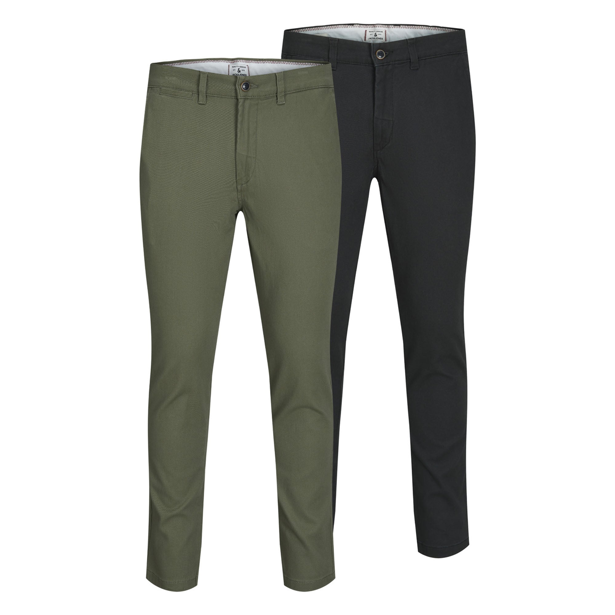 JACK&JONES Herren Chino-Hose, 2er Pack - JPSTMARCO JJDAVE 2PK, Länge 32