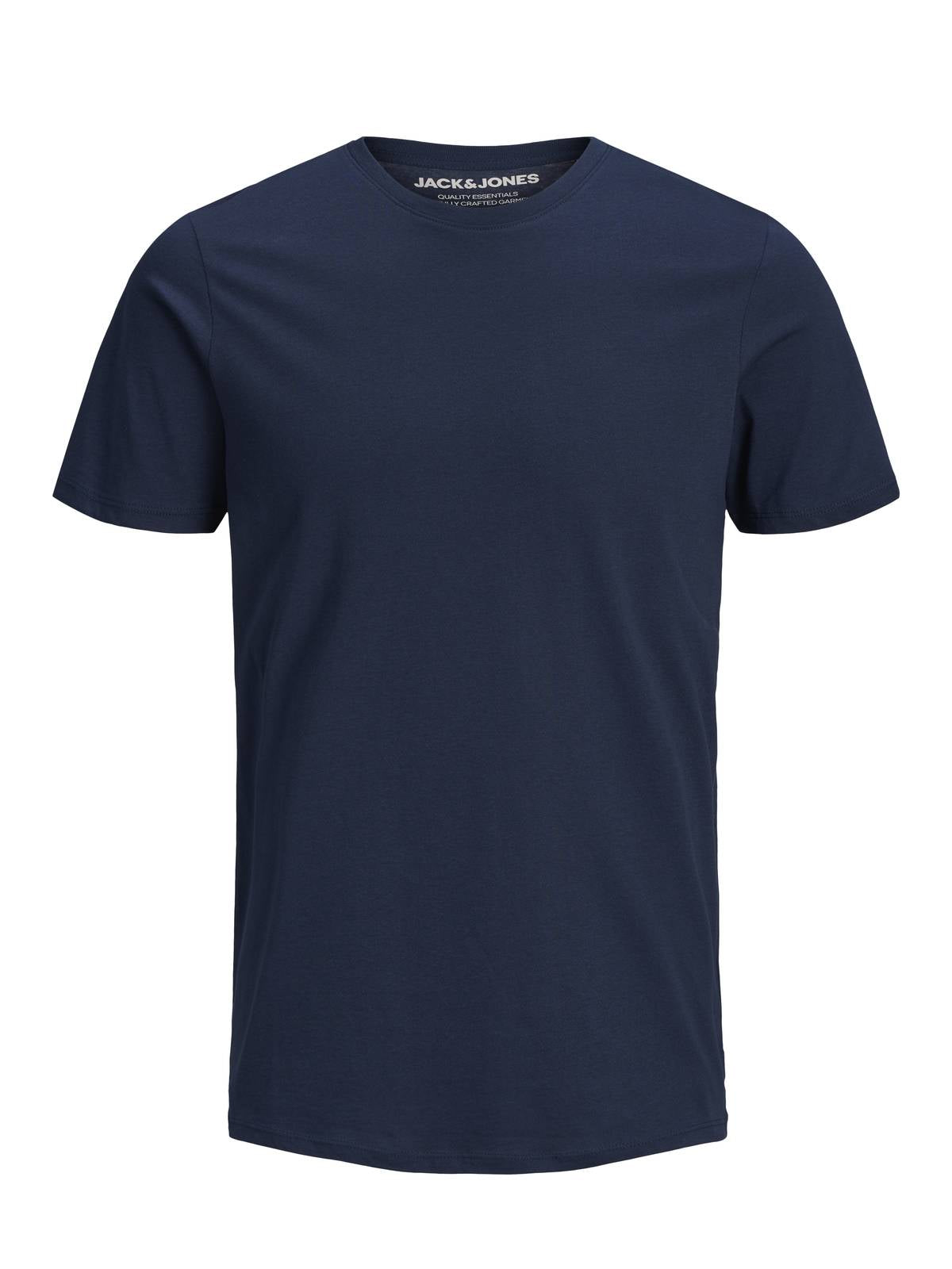 JACK&JONES Herren T-Shirt Vorteilspack - JJEORGANIC BASIC TEE O-NECK, Kurzarm, Bio-Baumwolle