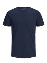 Jack & Jones Men's T-Shirt, 3-Pack - JJEORGANIC BASIC TEE O-NECK, short sleeve, organic cotton