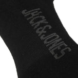 JACK&JONES Kinder Socken, 10er Pack - JACBLACK SOCK, Baumwollmischung, einfarbig