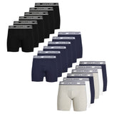JACK&JONES men's boxer shorts, 6-pack - JACSOLID, stretch cotton, solid colour