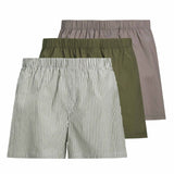 JACK&JONES men's woven boxer shorts, pack of 3 - JACMILANO WOVEN BOXERS 3 PACK , cotton