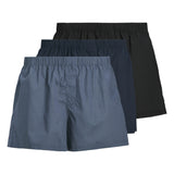 JACK&JONES men's woven boxer shorts, pack of 3 - JACMILANO WOVEN BOXERS 3 PACK , cotton