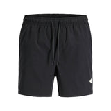 JACK&JONES Herren Badeshorts - JPSTMAUI TROPIC SOLID SWIM SHORTS REG SN, Badehose