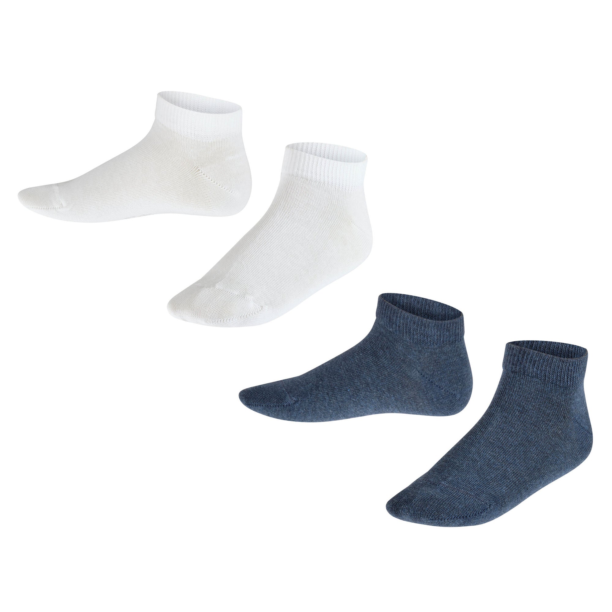 FALKE Kinder Sneakersocken, 2er Pack - Happy, Kurzsocken, einfarbig