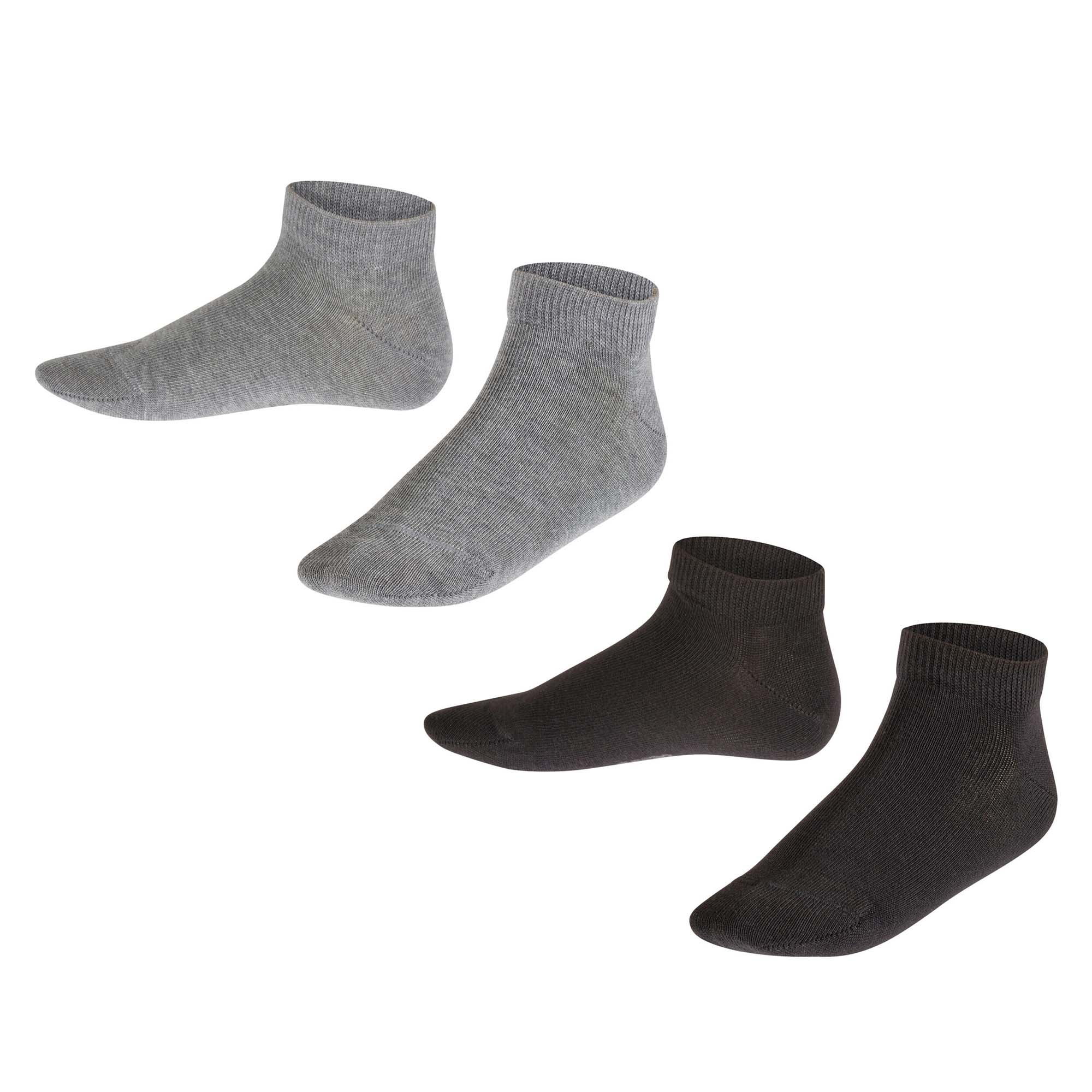 FALKE Kinder Sneakersocken, 2er Pack - Happy, Kurzsocken, einfarbig