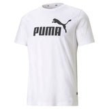 PUMA Herren T-Shirt - ESS Logo Tee, Rundhals, Baumwolle, uni, Multipack – 1/4