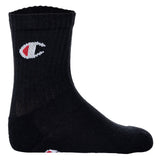 Champion Kinder Socken, 12er Pack - Crew Socken, einfarbig – 3/5