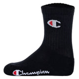Champion Kinder Socken, 12er Pack - Crew Socken, einfarbig – 2/5