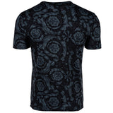 VERSACE Herren T-Shirt - BAROCCO, Unterhemd, Rundhals, Stretch Cotton, Barock-Muster – 3/3