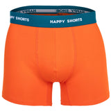 Happy Shorts Herren Boxer Shorts, 3er Pack - Retro Jersey, Logobund – 4/7