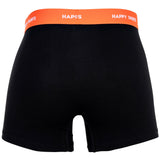 Happy Shorts Herren Boxer Shorts, 3er Pack - Retro Jersey, Logobund – 7/7