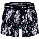 Happy Shorts Men's Boxer Shorts, 3-Pack - Retro Jersey, Logo Waistband – 2/7