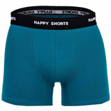 Happy Shorts Men's Boxer Shorts, 3-Pack - Retro Jersey, Logo Waistband – 4/7