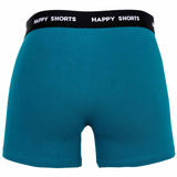 Happy Shorts Men's Boxer Shorts, 3-Pack - Retro Jersey, Logo Waistband – 5/7