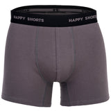 Happy Shorts Men's Boxer Shorts, 3-Pack - Retro Jersey, Logo Waistband – 6/7