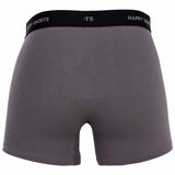 Happy Shorts Men's Boxer Shorts, 3-Pack - Retro Jersey, Logo Waistband – 7/7