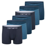 Camano Herren Boxershorts, 6er Pack - Comfort BCI Cotton, Unterhosen, Stretch Baumwolle