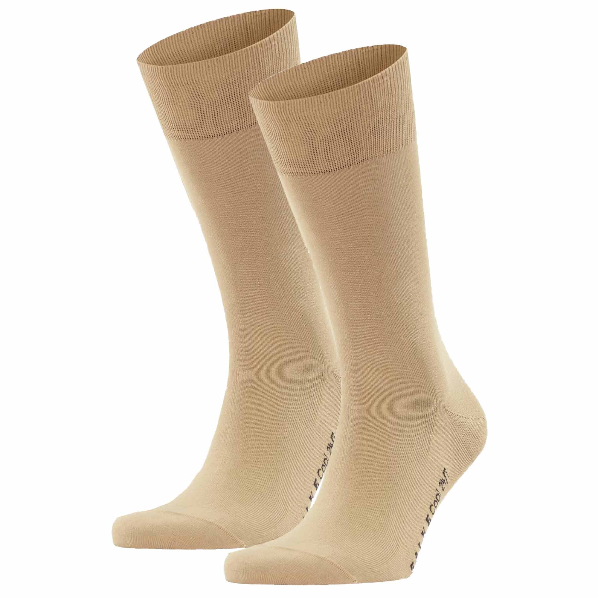 FALKE Herren Socken 2er Pack - Cool 24/7, Businessstrumpf, Kurzstrumpf, Uni #1