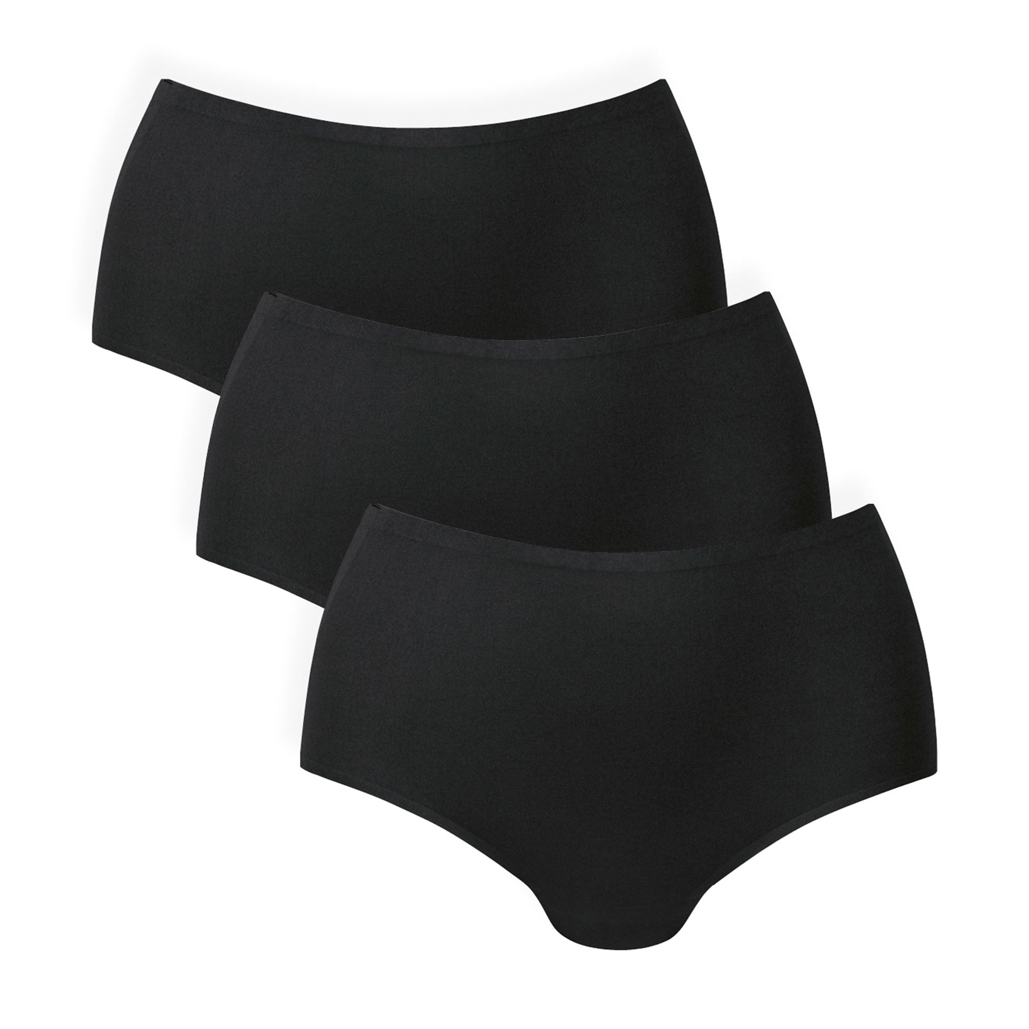 Anita (Since 1886) Damen Slips, 3er Pack - Essentials High Waist Briefs, Mikrofaser, nahtlos, einfarbig