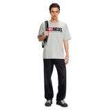 DIESEL men's T-shirt - T-BOXT-DIV, short sleeves, round neck, cotton, logo, plain – 2/4