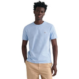 GANT Herren T-Shirt - REGULAR SHIELD, Rundhals, kurzarm, Baumwolle, Stickerei – 4/5