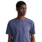 GANT Herren T-Shirt - REGULAR SHIELD, Rundhals, kurzarm, Baumwolle, Stickerei – 4/5