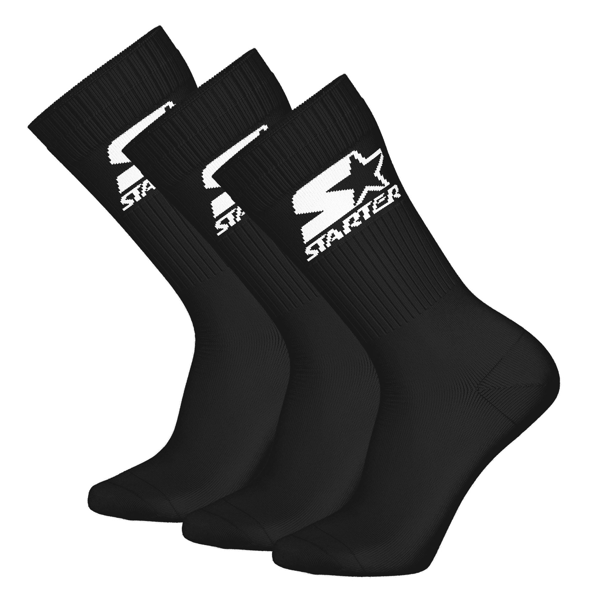 STARTER Unisex Socken, Multipack - Crew Socks, Logo, Baumwollmischung