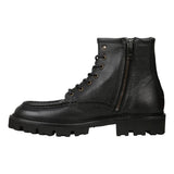 BOSS Herren Boots - Julyo Halb gr, Schnürstiefel, gefüttert, Echtleder – 3/3