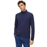 HUGO Herren Longsleeve - DEROLLO224, Stehkragen, Langarm Shirt, Cotton Stretch – 2/4