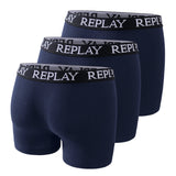REPLAY Herren Boxershorts, 6er Pack - Unterhosen, Baumwolle, Logo, einfarbig – 2/3