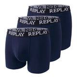 REPLAY Herren Boxershorts, 6er Pack - Unterhosen, Baumwolle, Logo, einfarbig – 3/3