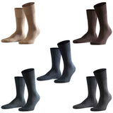 FALKE Men Socks - Airport Plus, short Socks, Casual and Business Socks, plain Colours