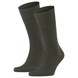 FALKE Herren Socken 2er Pack - Airport, Kurzstrumpf, Freizeit- und Business-Socken, Unifarben