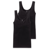 SCHIESSER Women's Undershirts, 2-Pack - ‘Cotton Essentials’, Tank Top, Cotton