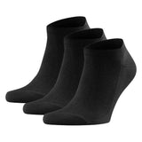 FALKE Herren Socken 3er Pack - Family Sneaker, Anti-Slip-System, Baumwollmischung, Uni