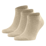 FALKE Men's Socks Pack of 3 - Family Sneaker, Anti-Slip-System, Cotton Mix, Uni
