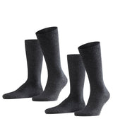 FALKE Herren Socken Swing - Herren, Strümpfe, Unifarben, 39-46, Vorteilspack