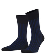 FALKE Herren Socken - Shadow, Strümpfe, Baumwolle, Logo, lang, einfarbig