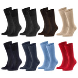 FALKE Men's Socks Pack of 2 - Tiago, Socks, Cotton, Logo, long, solid color