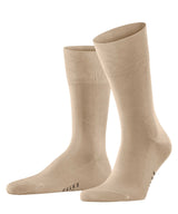 FALKE Men's Socks - Tiago, Socks, Cotton, Logo, long, solid color