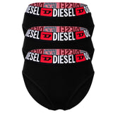 DIESEL Damen Highwaist-Slips, 3er Pack - SAM-D-CORE, Cotton Stretch, Logobund – 1/6