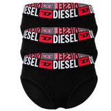 DIESEL women's briefs, 3-pack - OXY-D-CORE, cotton stretch, logo waistband – 1/6