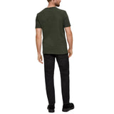 s.Oliver Herren T-Shirt - Basic, Logoprint, Rundhals, Baumwolle – 4/5