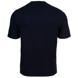 BOSS men's T-shirt, waffle look - Waffle T-shirt, logo, round neck, logo, cotton blend – 2/3