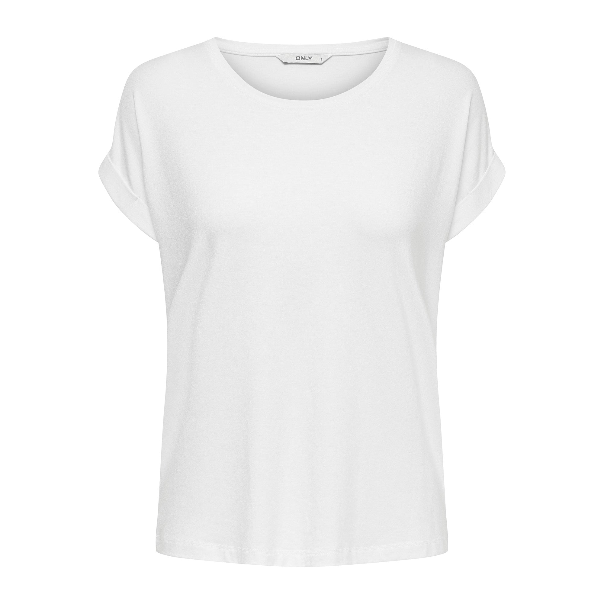 ONLY Women's T-shirt, short-sleeved - ONLMOSTER O-NECK TOP, round neck, viscose blend stretch