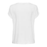 ONLY Women's T-shirt, short-sleeved pack of 3 - ONLMOSTER O-NECK TOP, round neck, viscose blend stretch