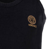 VERSACE Men's Tank Top - TOPEKA, Undershirt, Round Neck, Stretch Cotton, Solid Color – 2/2