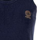 VERSACE Men's Tank Top - TOPEKA, Undershirt, Round Neck, Stretch Cotton, Solid Color – 2/2